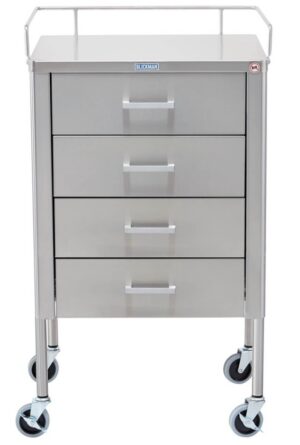 Blickman Industries Galaxy Table 20"W x 34"H x 16"D w/(4) Drawers