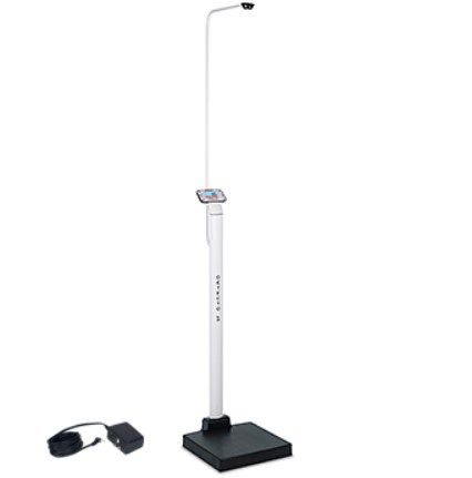 Detecto apex Digital Clinical Scale, Sonar Height Rod, Includes Non-Medical-Grade AC Adapter