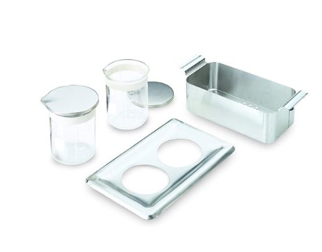 Tuttnauer CLEAN & SIMPLE ULTRASONIC ACCESSORIES - ACCESSORY KIT. Kit includes:1/2 size ss basket, positioning cover and 2-600ml beakers with lids and bands