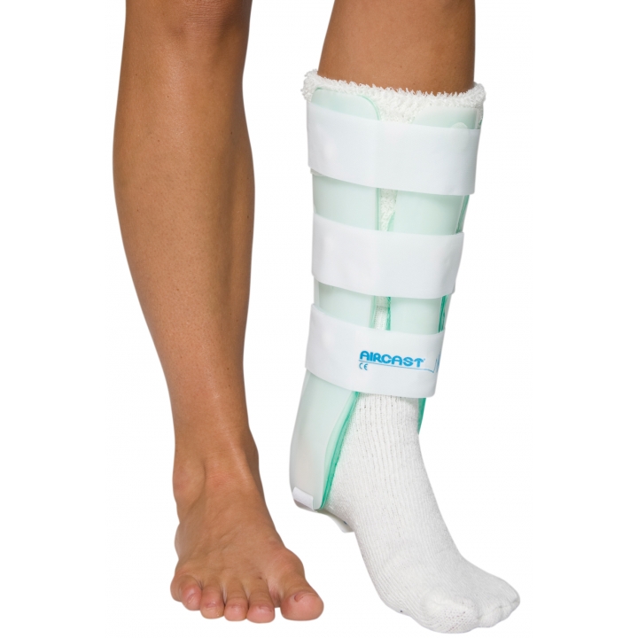 Aircast Leg Brace with Anterior Panel, Left