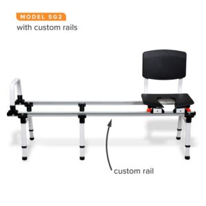 ShowerGlyde Custom Rail Size