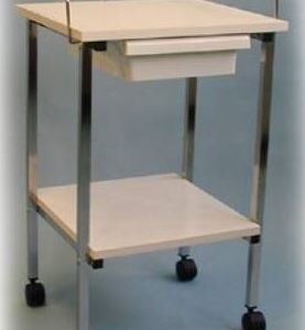 Brandt Industries 36411 Instrument Stand with Drawer and Wire Guard Frame