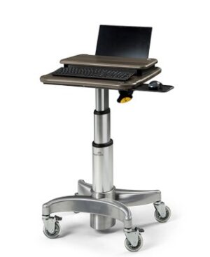 Midmark 6217 Secure Laptop Workstation, Frost White PVC-Free (P)