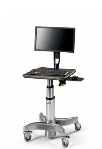 Midmark 6218 Flat Panel PC Workstation, Frost White PVC-Free (P)