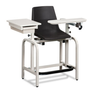 Clinton Standard Lab Series Extra Tall EZ Clean Chair with Drawer