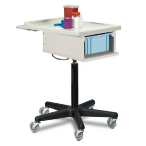 Clinton One-Bin Phlebotomy Cart with Locking Casters