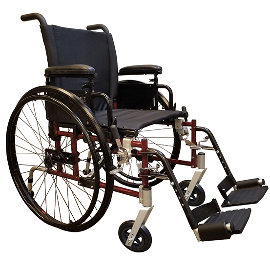 Tuffcare 757 Featherlight Wheelchair with Elevating Legrests