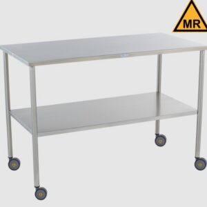 Blickman Industries Howard Instrument Table 16"W x 34"H x 30"D On Casters