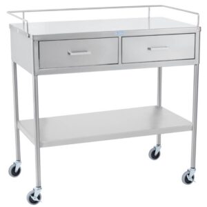 Blickman Industries Crescent Work Table 36"W x 34"H x 20"D w/Shelf