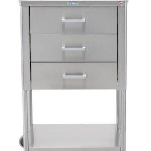 Blickman Industries Saturn Table 20"W x 34"H x 16"D w/(3) Drawers