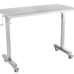 Blickman Industries Georgetown Instrument Table Adj Ht 36"W x (36 - 56)"H x 24"D
