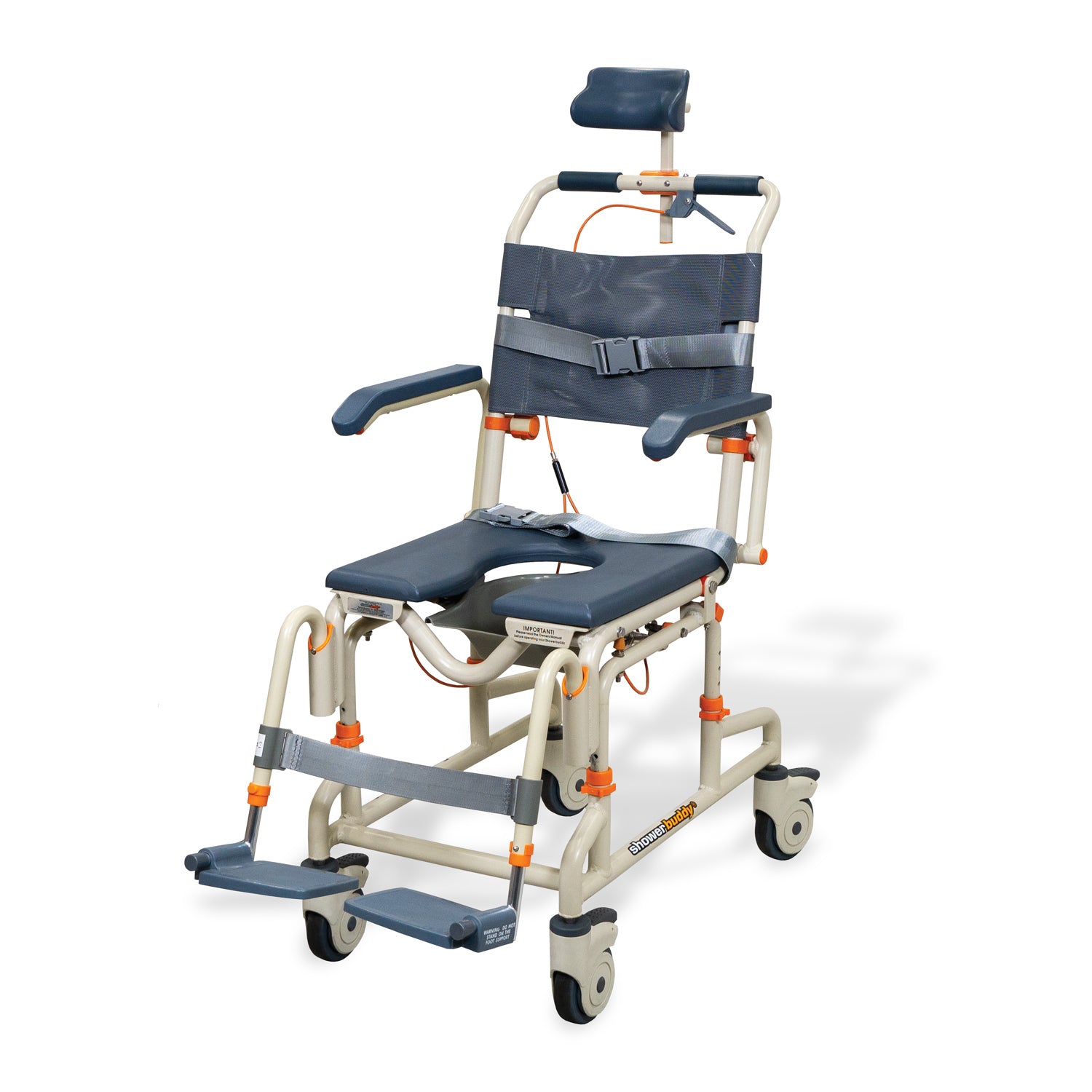 Shower Buddy SB3T Roll-In Shower Chair with Tilt