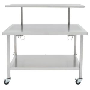 Blickman Industries Back Table 48"L x 30"D x 34"H Assembly with Adjustment