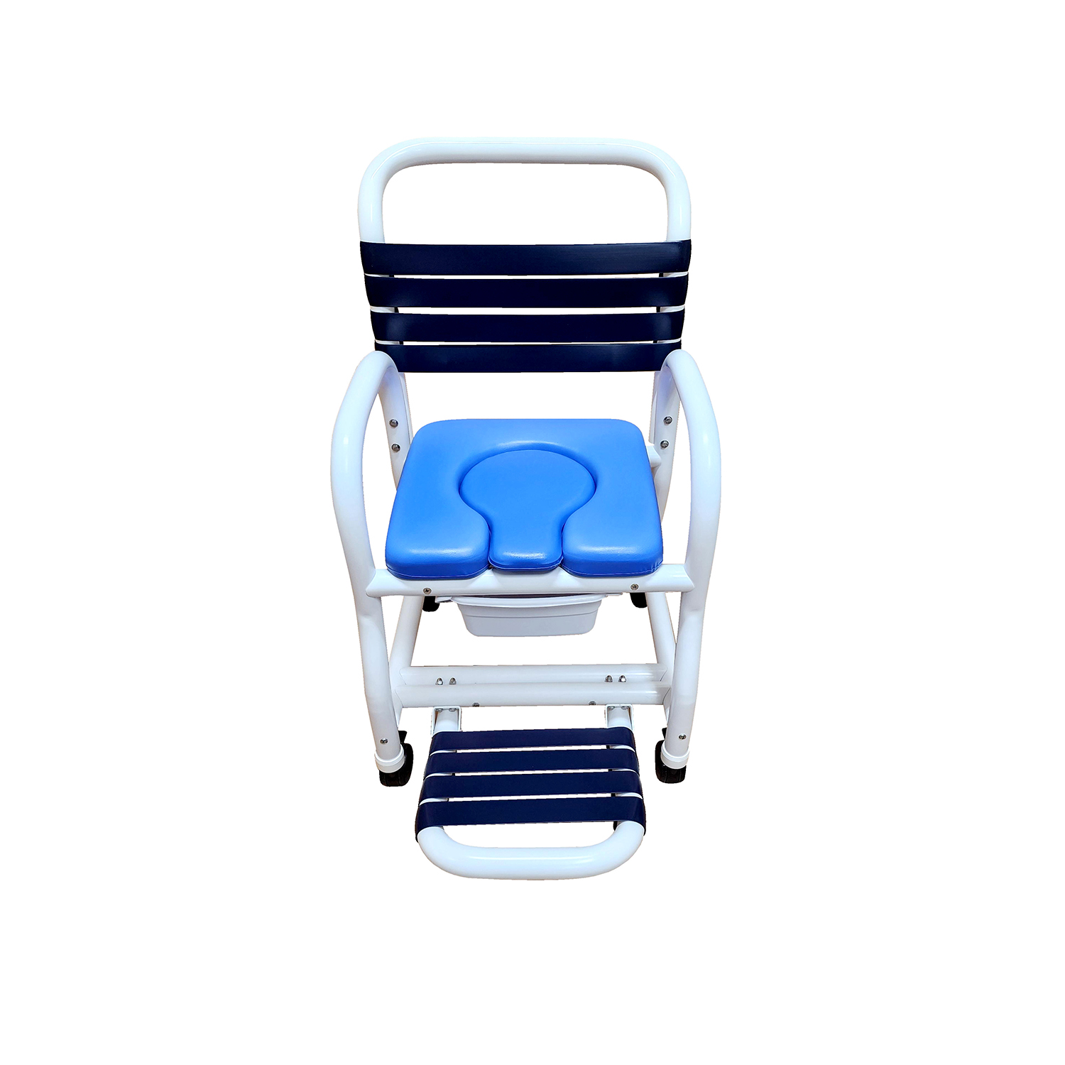 Mor Medical New Era Shower Commode Chair with Folding Footrest