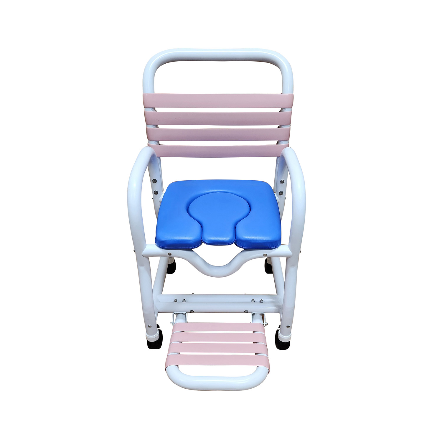 Mor Medical New Era Hygienic Access Shower Chair, Footrest, Mauve