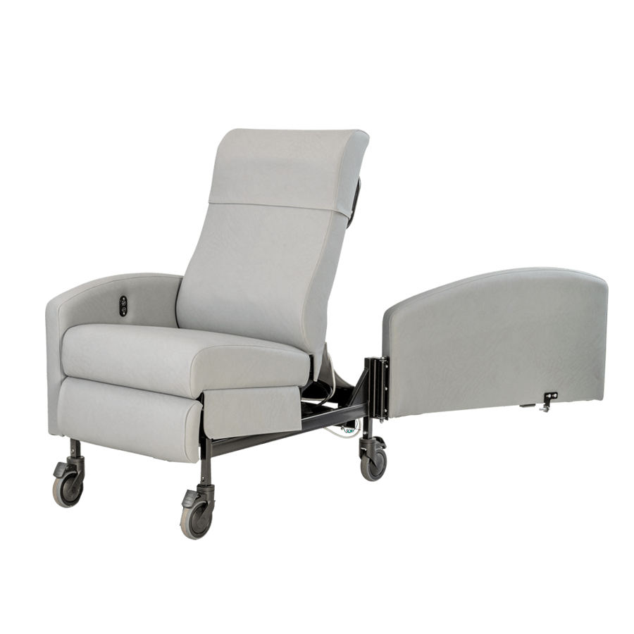 Winco Verō Gas Care Cliner, Non-Trendelenburg, Swing Arms, 5" Casters