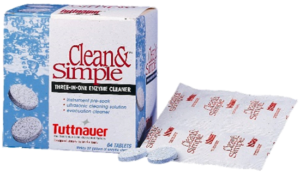 Tuttnauer Clean & Simple Ultrasonic Enzymatic Tablets