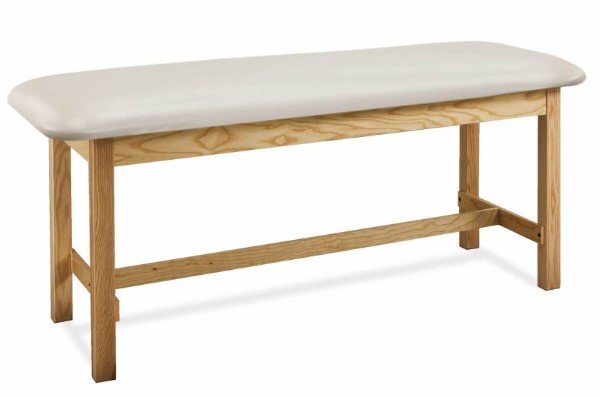 Clinton Industries 400# H-brace table 27" wide-Classic-FLAT TOP