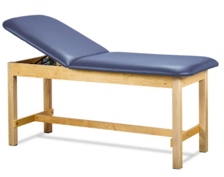 Clinton Industries 500# H-brace table 24" wide-Classic-FLAT TOP