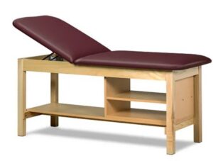 Clinton Industries Classic 600 lb H-Brace Table 30" x 78" with Tier Shelving