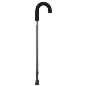 Nova Medical Products CANE CURVED HANDLE BLACK