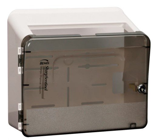 Bemis Health Care 5 Quart GRAY Sharps Cabinet for Model 175 Containers