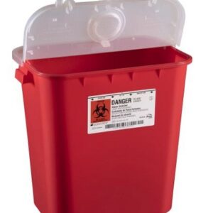 Bemis Health Care 8 Gallon Sharps Container, Red 10EA/CS