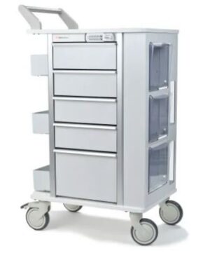 Marketlab Insight® Ergo Phlebotomy Cart, 5" tracking caster, 5 drawers (108687E)