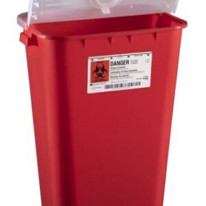 Bemis Health Care 11 Gallon Sharps Container, Red 6EA/CS