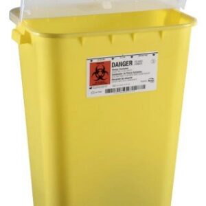 Bemis Health Care 11 Gallon Sharps Container, Yellow 6EA/CS