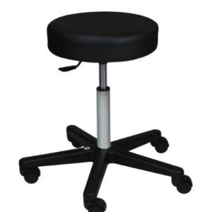 Blickman Industries Economy Pneumatic Exam Stool Black w/(5) Leg Black - 1200