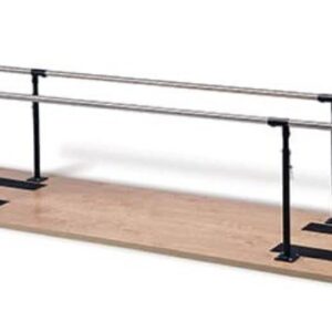 10' Platform Mounted Parallel Bars : 26" Width, 28"-41" Height Adjustable