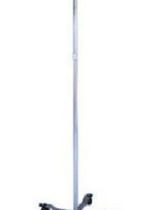 Blickman Industries IV Stand Economy 4 Hook w/Secure Grip Hooks Wall Saver
