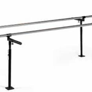 PARALLEL BARS Floor Mtd, 7'L,HT&WIDTH Adj.
