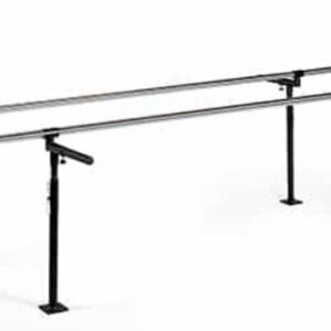 PARALLEL BARS Floor Mtd,20'L,HT&WIDTH Adj.
