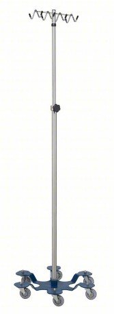 Blickman Industries IV Stand 8 Hook w/6 Leg Powder Coated Low Center