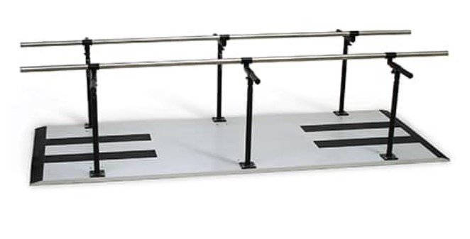 1386 Bariatric Parallel Bars, Manual Height and Width Adjustable