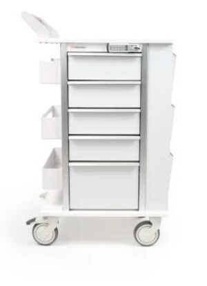 Marketlab Insight® Ergo Phlebotomy Cart, 5 drawers, 5" casters