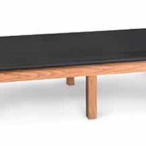 MAT PLATFORM,5X7: L01-Natural Oak Laminate: V38-Black Upholstery