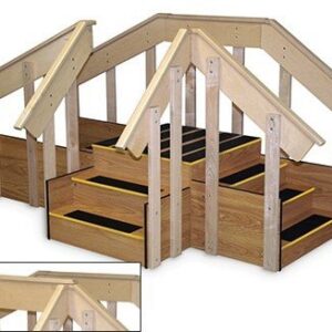 1570 3-IN-1 Training Stairs.,4-6-8" Steps are 36" wide