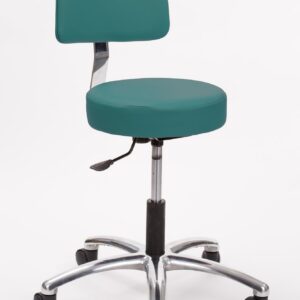 Brandt Industries 17422 Airbuoy Pneumatic Exam Stool with Backrest