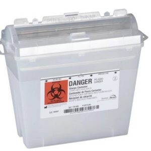 Bemis Health Care 5 Quart Sharps Container Translucent Beige 32EA/CS