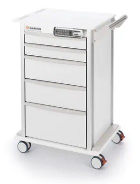 Marketlab Insight® Storage Cart, 3" casters, with Electronic Lock (E-Lock)