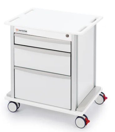 Marketlab Insight® Undercounter Storage Cart, key lock