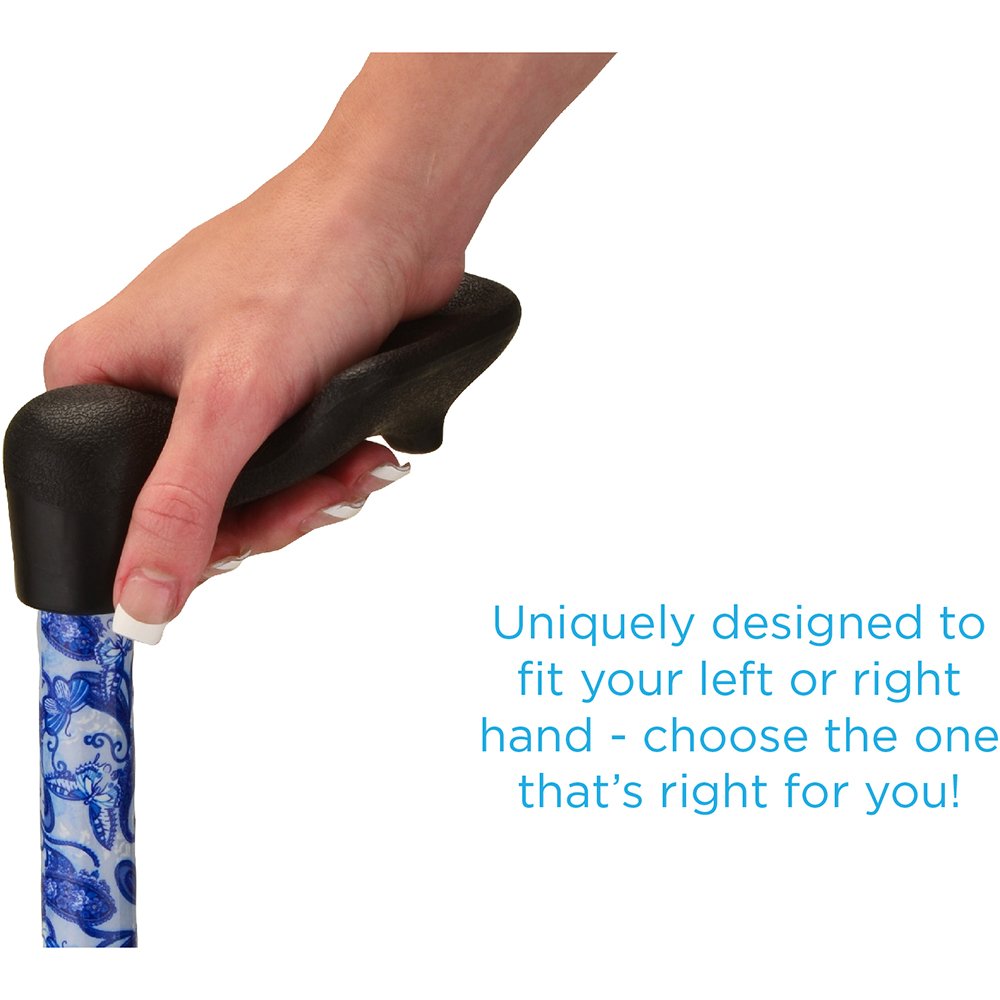 Nova Medical Products CANE PALM GRIP BLACK RIGHT