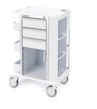 Marketlab Insight® Phlebotomy Cart, 5" casters