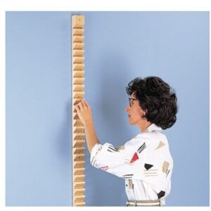 Shoulder Ladder made of lacquered natural wood
