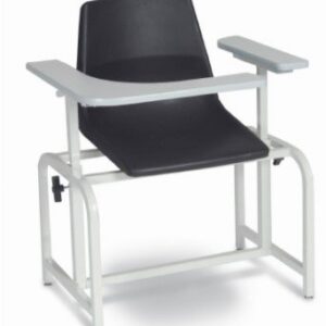 Blood Drawing Chair, features two infinitely adjustable armrests