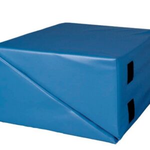 3003 Twin Wedge Set. Two 20"X20"X10" wedges in Medium Blue Vinyl