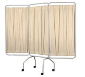 3139 Privess Basic 3 Panel Steel Frame Folding Screen